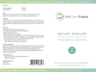 Package Label (Wecare 208)